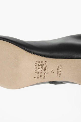 MM22 stivaletti TABI in pelle con zip laterale 6cm