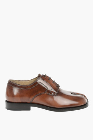 MM22 Patent Leather TABI Derby shoes