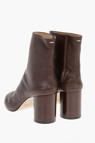MM22 Tronchetto TABI in Pelle Martellata 8cm