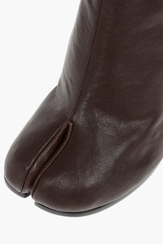 MM22 Tronchetto TABI in Pelle Martellata 8cm