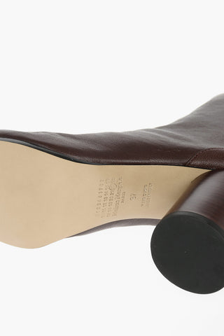MM22 Tronchetto TABI in Pelle Martellata 8cm