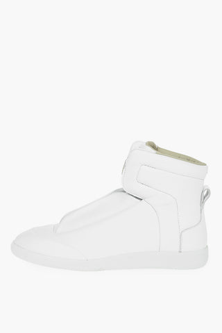MM22 Padded Leather High-Top Sneakers