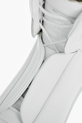 MM22 Padded Leather High-Top Sneakers