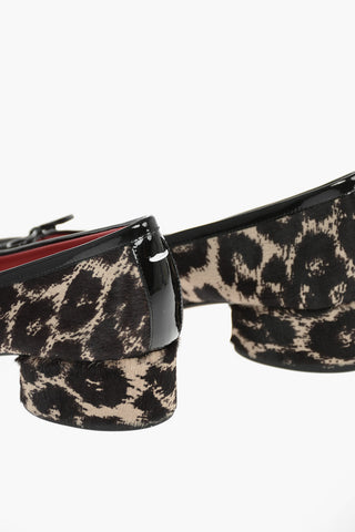 MM22 Ballerine TABI di Cavallino con Effetto Animalier