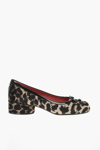 MM22 Ballerine TABI di Cavallino con Effetto Animalier
