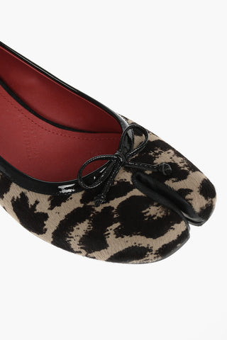 MM22 Ballerine TABI di Cavallino con Effetto Animalier