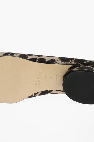 MM22 Ballerine TABI di Cavallino con Effetto Animalier