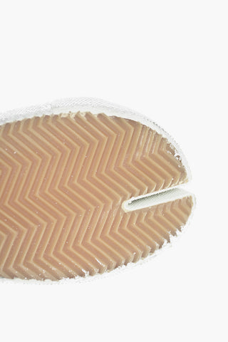 MM2 Laminated Effect Suede TABI Low-Top Sneakers