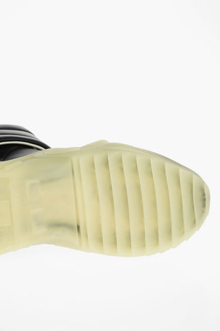 MM22 Leather High-Top Sneakers with Track Sole