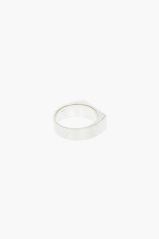MM11 anello in argento a tinta unita