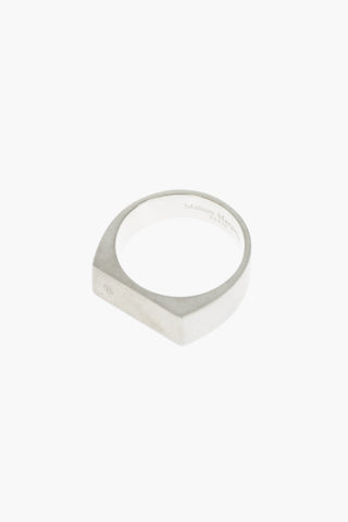 MM11 anello in argento a tinta unita