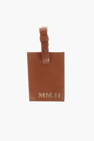 MM11 Leather Luggage Name Tag
