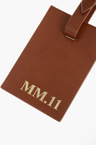 MM11 Leather Luggage Name Tag