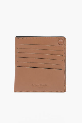 MM11 Leather Card Holder With Snap Button