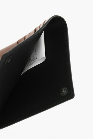 MM11 Leather Card Holder With Snap Button