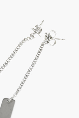 MM6 brass earrings with pendant