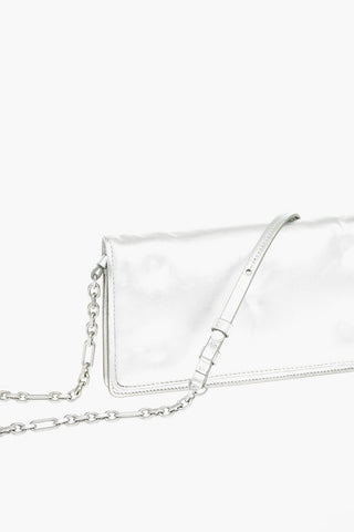 MM11 Laminated Leather Wallet with Shoulder Strap