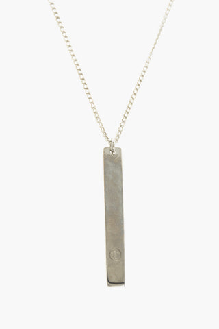 MM6 brass necklace with pendant