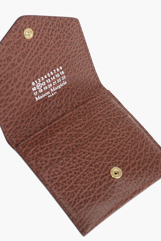 MM11 Leather Card Holder with Golden Detail