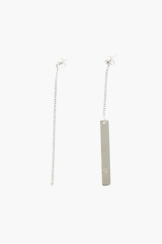 MM6 Brass Number Earrings