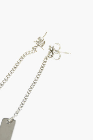 MM6 Brass Number Earrings