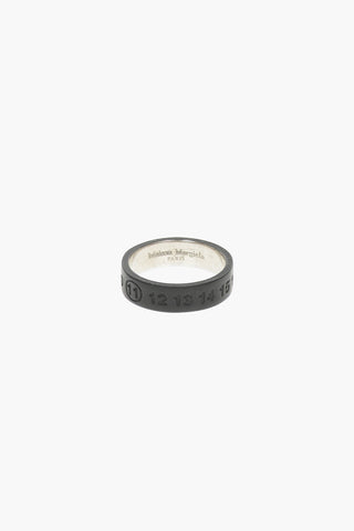 MM11 silver numerical ring