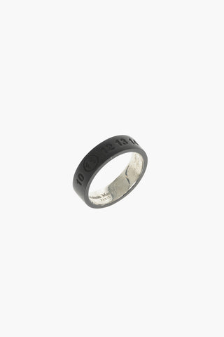 MM11 silver numerical ring