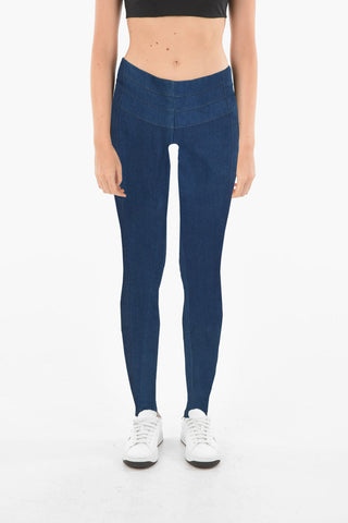 COUTURE stretch denim FASHION DIANA high-rise waist leggings
