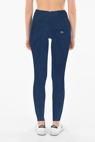 COUTURE stretch denim FASHION DIANA high-rise waist leggings