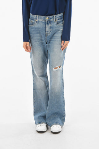 Jeans Bootcut RILEY con Dettagli Distressed