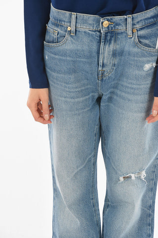 Jeans Bootcut RILEY con Dettagli Distressed