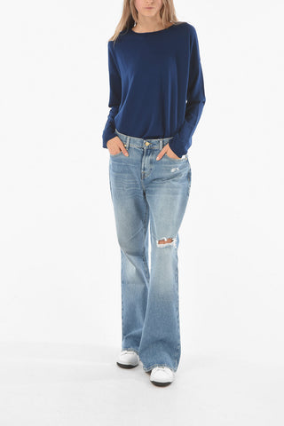 Jeans Bootcut RILEY con Dettagli Distressed