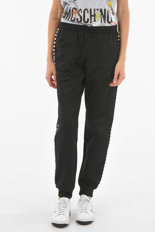 Beads Profile Cotton Blend Joggers
