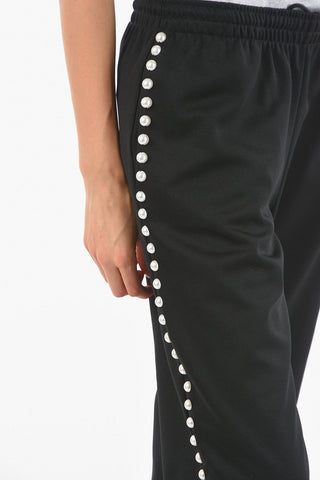 Beads Profile Cotton Blend Joggers