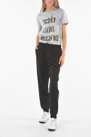 Beads Profile Cotton Blend Joggers