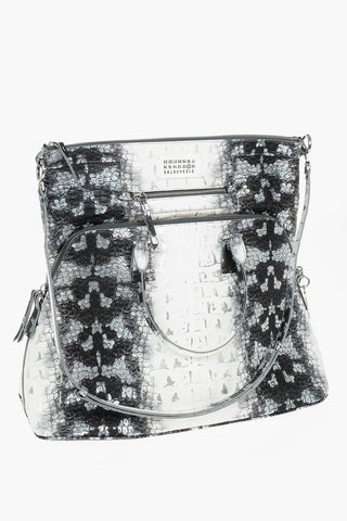 MM11 borsa 5AC in pelle effetto coccodrillo 