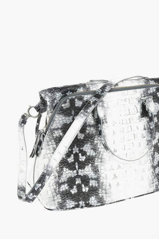 MM11 borsa 5AC in pelle effetto coccodrillo 