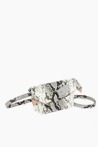 MM11 Mini Borsa SNATCHED in Pelle Effetto Pitonato