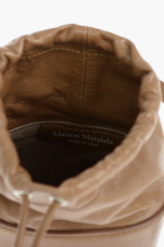 MM11 Leather Mini Bucket Bag