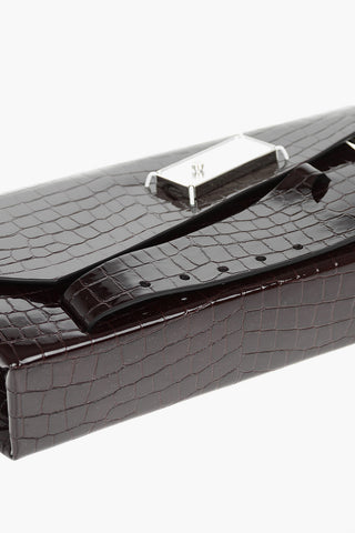 MM11 Borsa Snatched in Pelle Effetto Coccodrillo