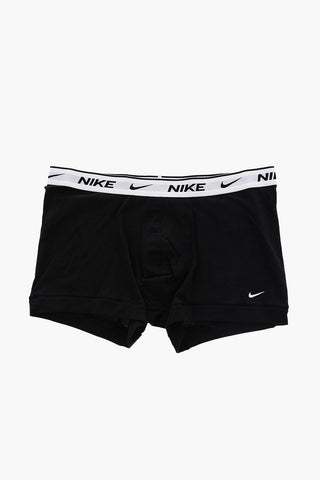 logoed waist band stretch cotton 3 boxer set