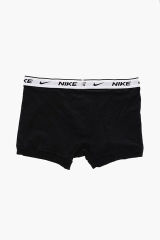 logoed waist band stretch cotton 3 boxer set