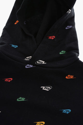 Set felpa e Joggers con Logo All Over