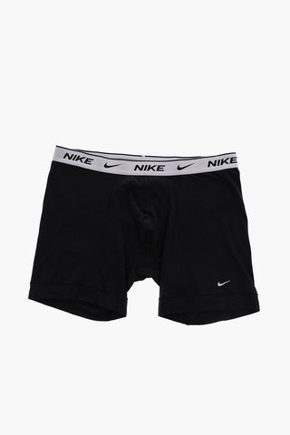 logoed waist band stretch cotton 3 boxer set