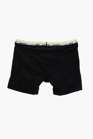 logoed waist band stretch cotton 3 boxer set