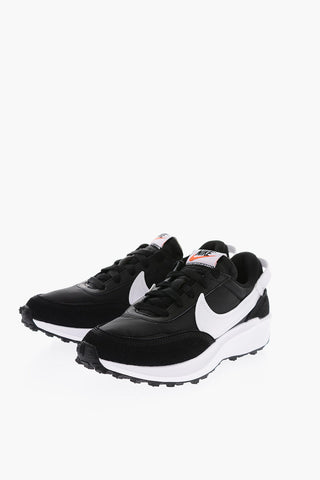 Leather and Fabric WAFFLE DEBUT Sneakers