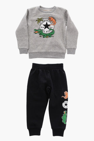 ALL STAR CHUCK TAYLOR Set felpa e Joggers con Stampta