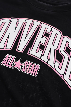 ALL STAR CHUCK TAYLOR Set T-shirt Crop Elastico per Capelli in Lurex