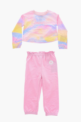 ALL STAR CHUCK TAYLOR Sweatshirt And Joggers Set With Tie-Dye Effect