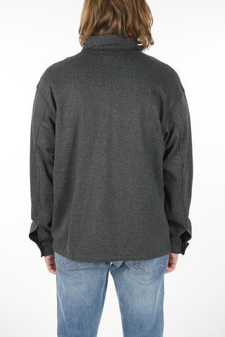 Double Breast Pockets VEGA Overshirt with Contrasting Buttons